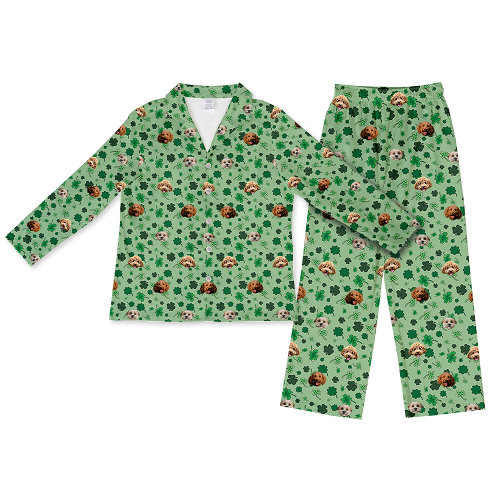 ShamrocksPajamaSet(Shirt&amp;Pants)3Pets