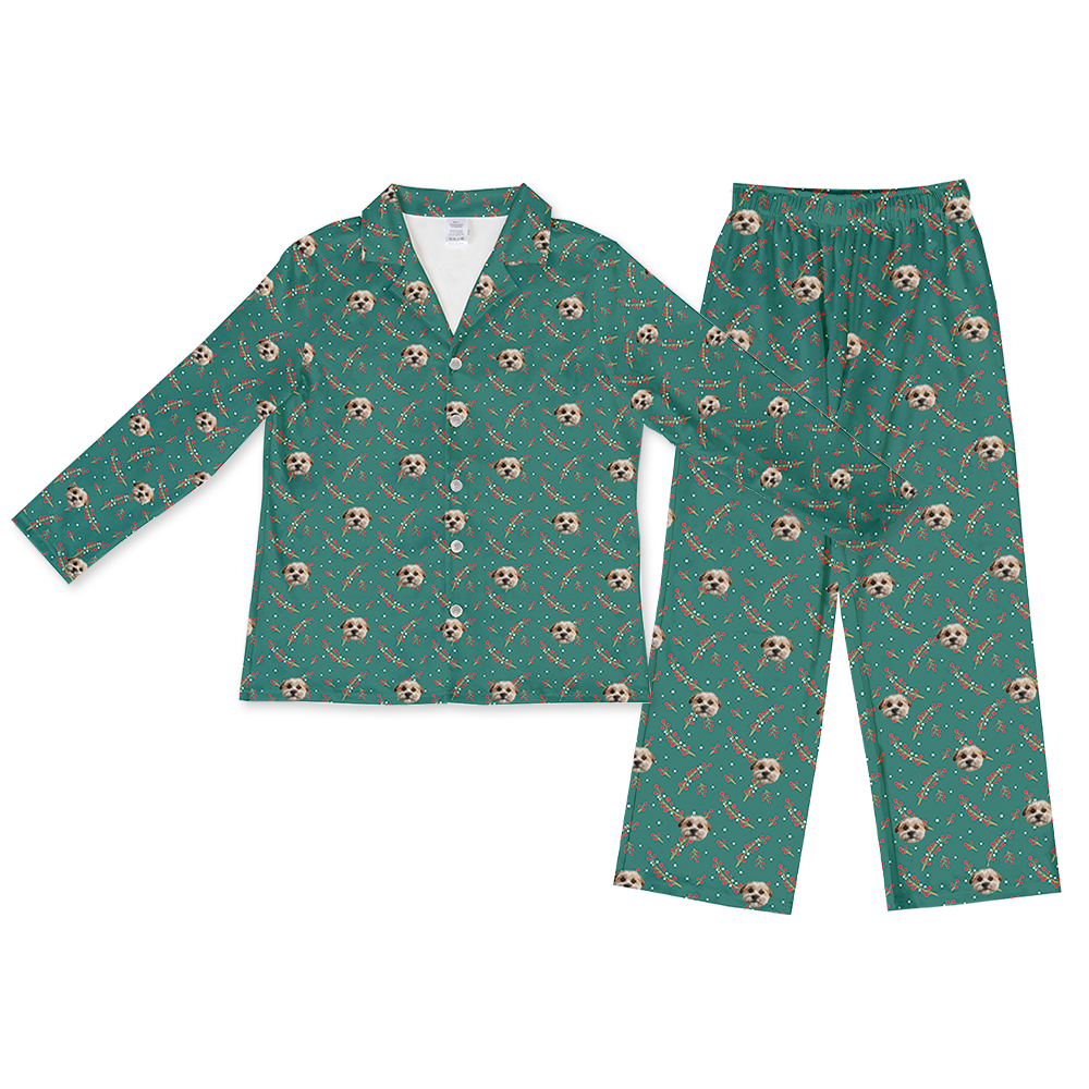 BerriesLongSleevePajamaShirt&PantsSet
