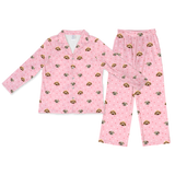 LightPinkPawsPajamaSet(Shirt&Pants)2Pets