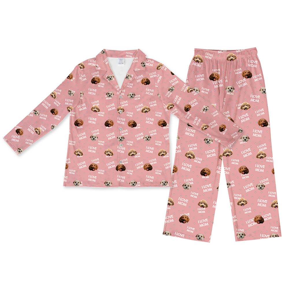 ILoveMomPajamaSet(Shirt&amp;Pants)1PetImage