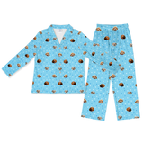 LightBluePawsPajamaSet(Shirt&Pants)3Pets