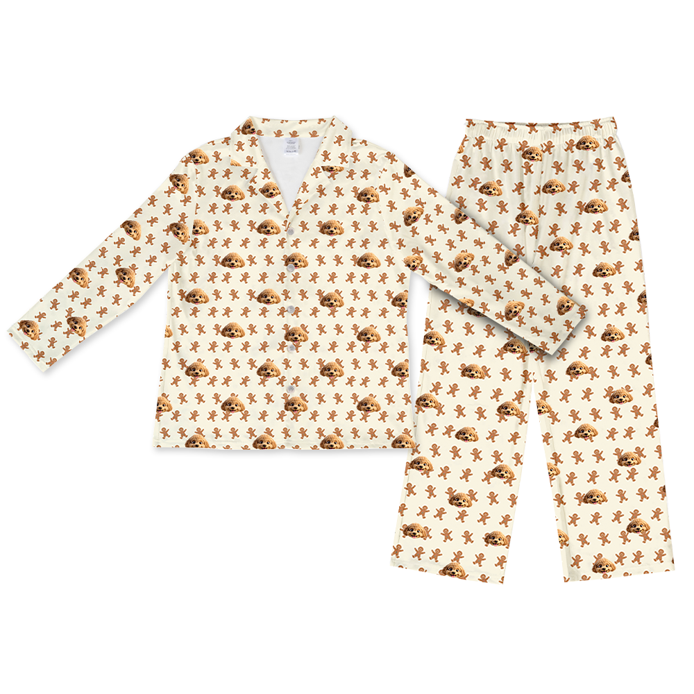 GingerbreadLongSleevePajamaShirt&PantsSet