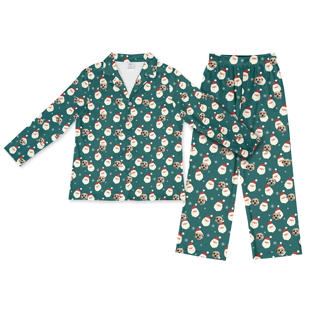 SantaLongSleevePajamaShirt&PantsSet