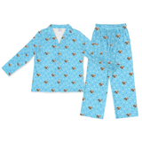 LightBluePawsPajamaSet(Shirt&Pants)1Pet