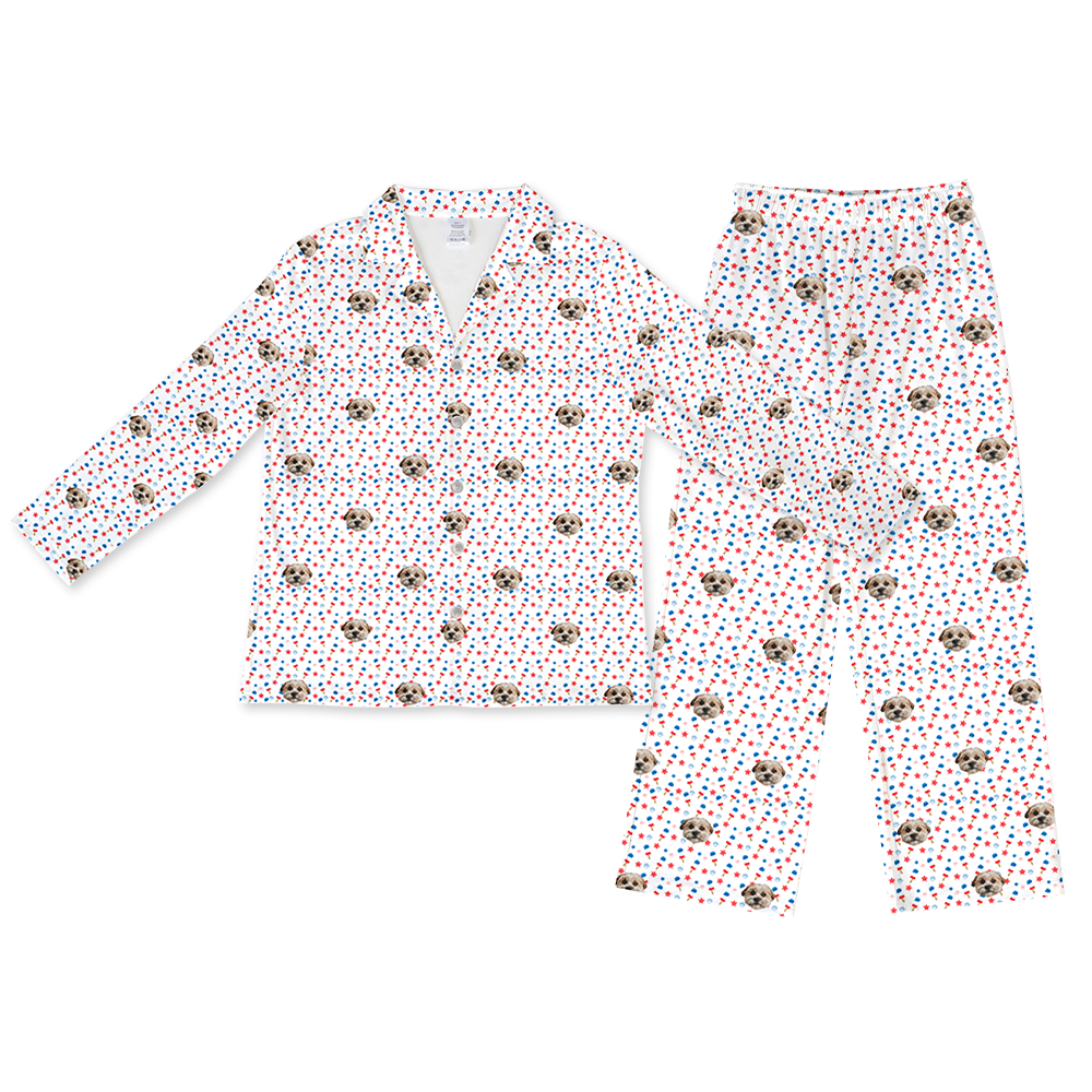 Stars&amp;PopsPajamaSet(Shirt&amp;Pants)1PetImage