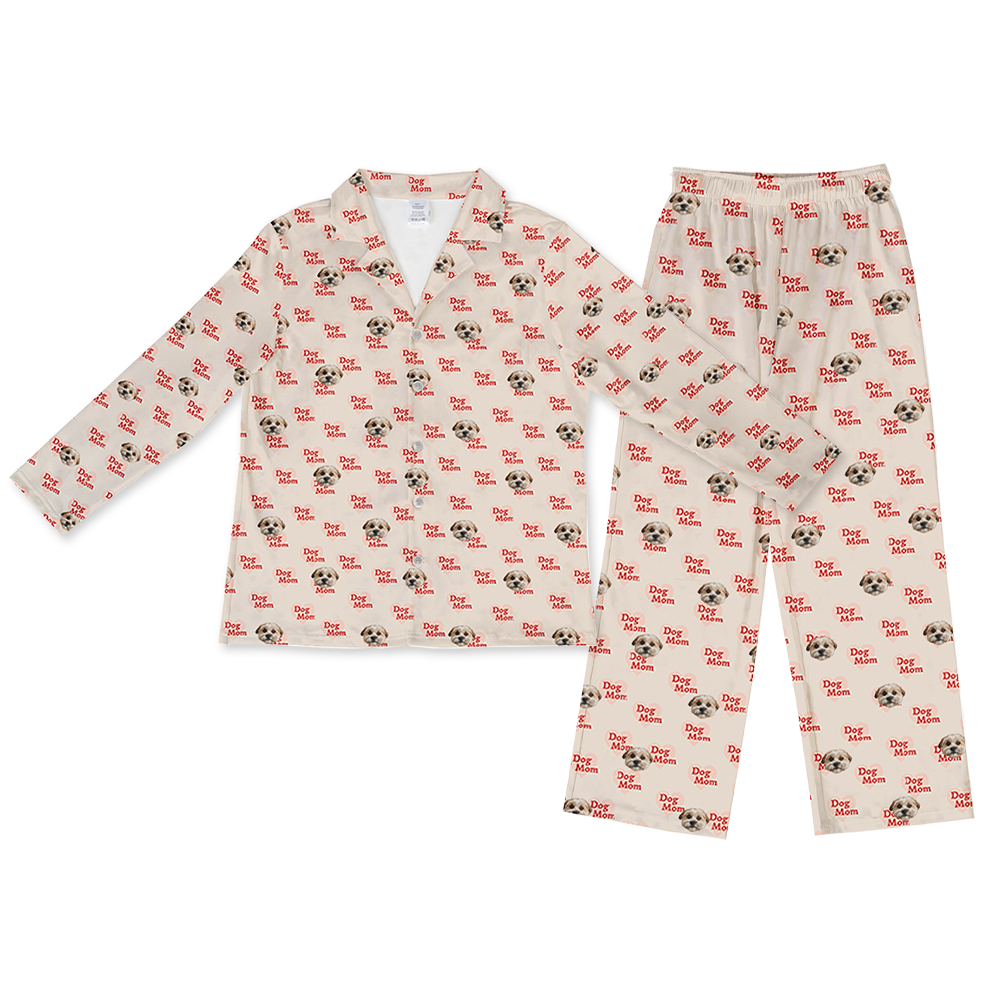 DogMomLongSleevePajamaShirt&amp;PantsSet