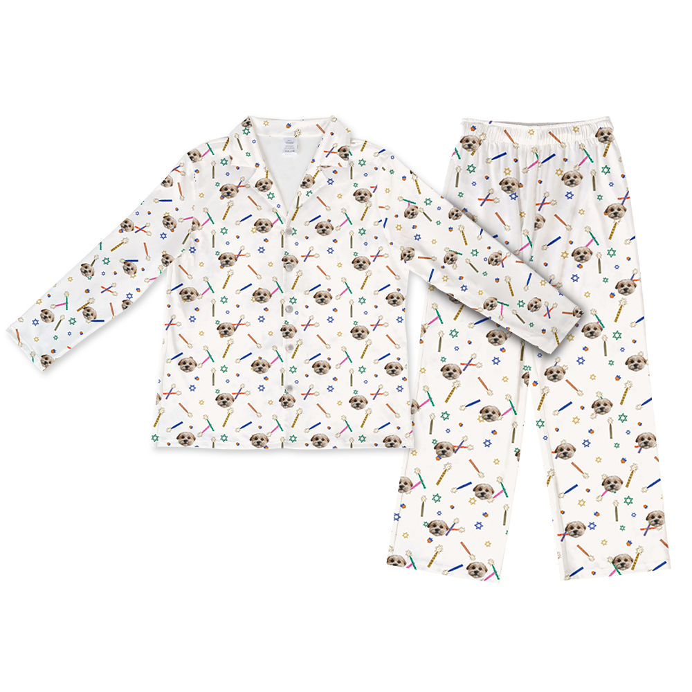 EightNightsLongSleevePajamaShirt&amp;PantsSet