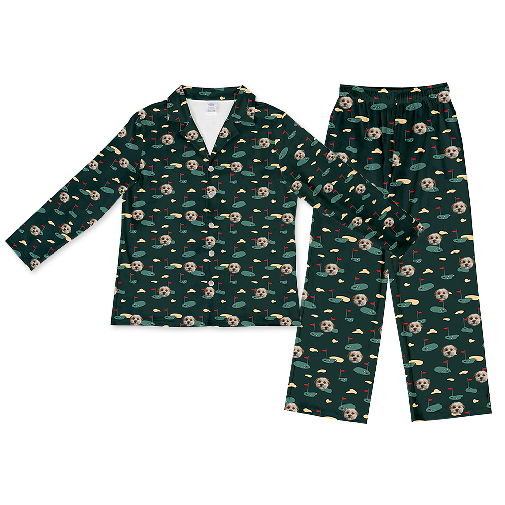 GolfGreensPajamaSet(Shirt&amp;Pants)1Pet