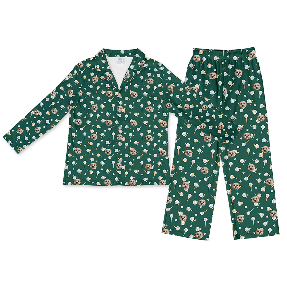 GolfBallsPajamaSet(Shirt&amp;Pants)1Pet
