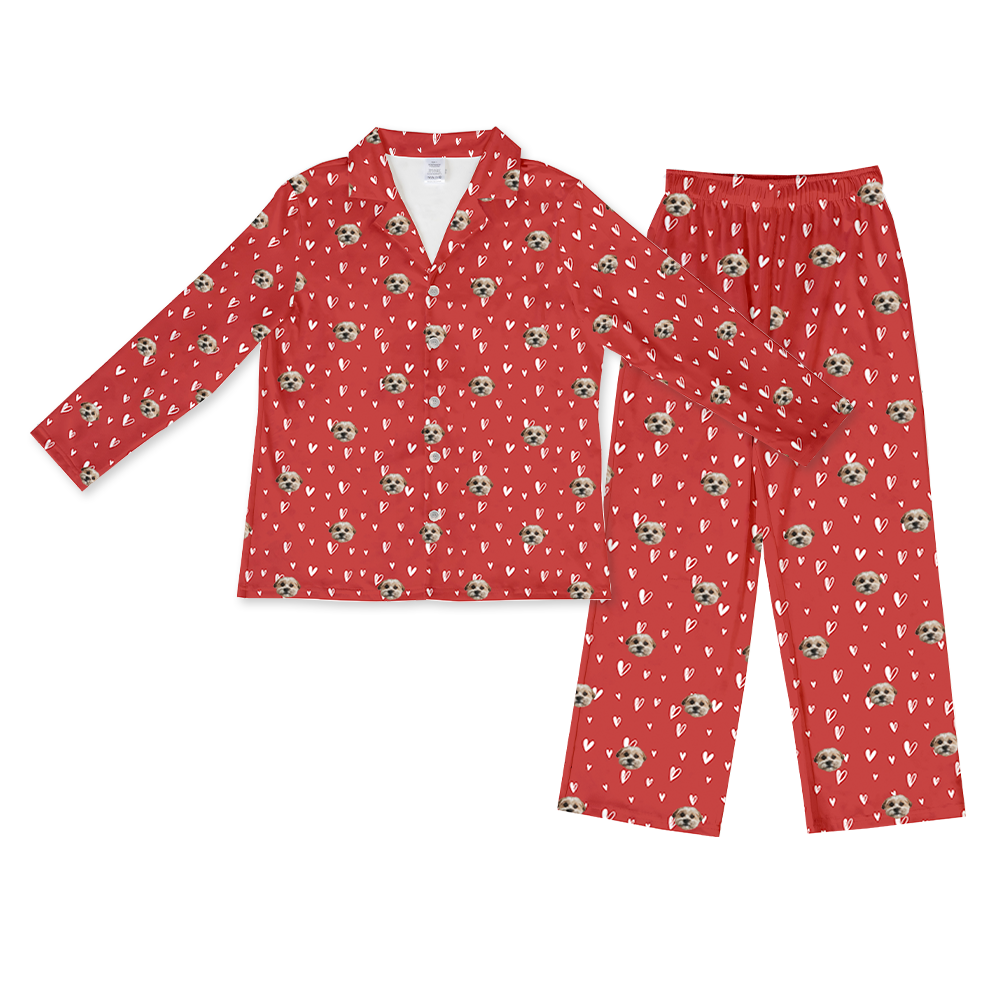 BeMineLongSleevePajamaSet(Shirt&Pants)1Pet