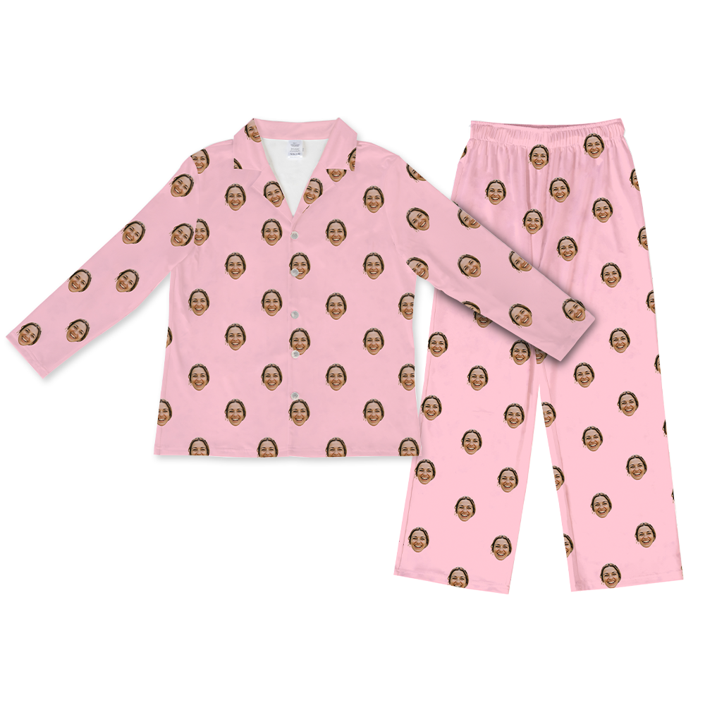 PinkDreamLongSleevePajamaShirt&PantsSet