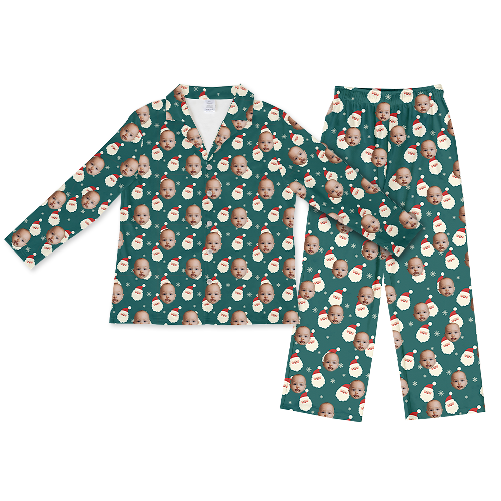 SantaLongSleevePajamaShirt&PantsSet