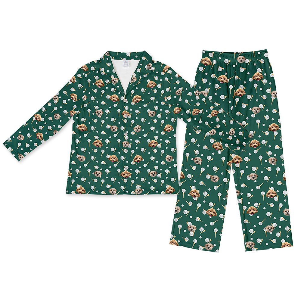 GolfBallsPajamaSet(Shirt&amp;Pants)2Pets