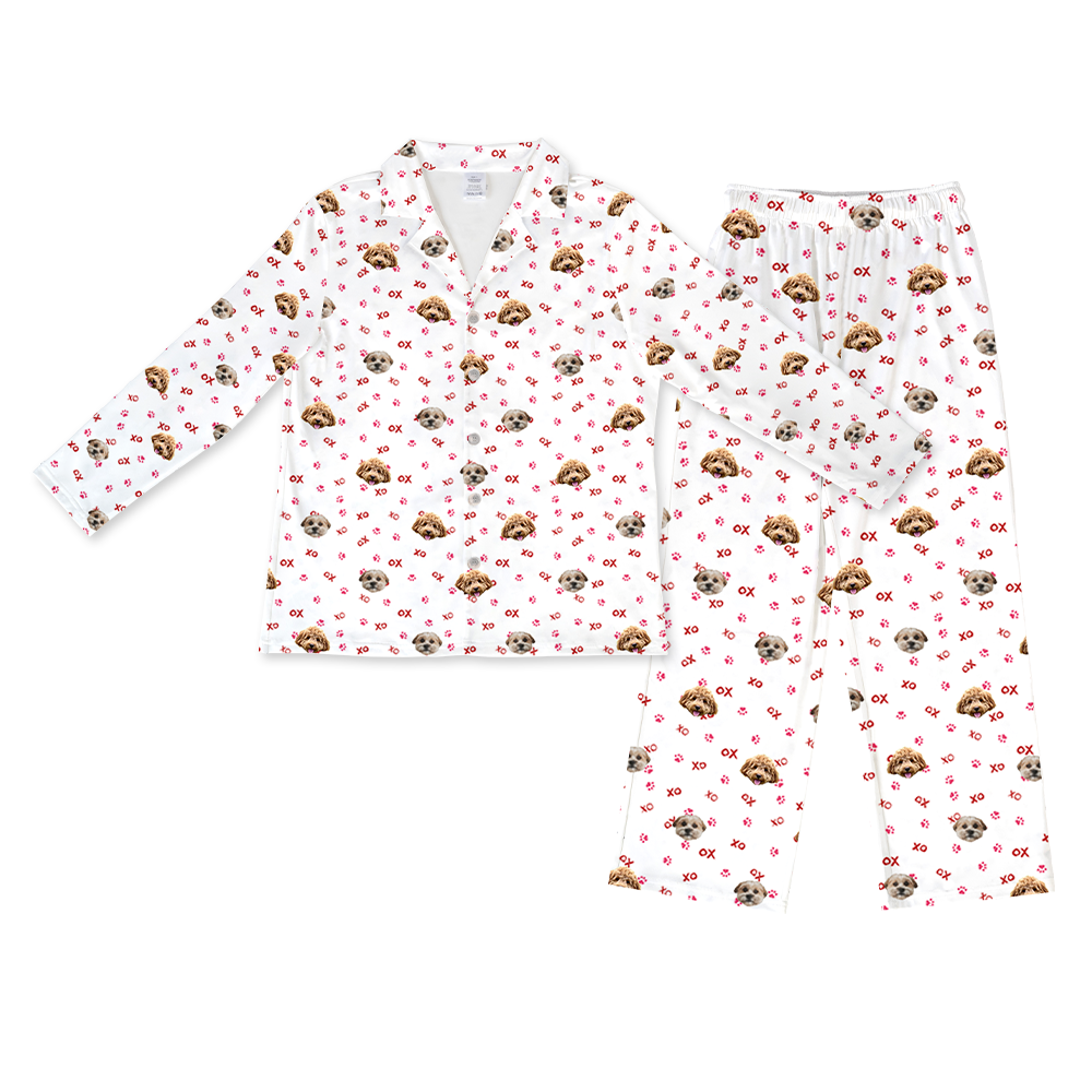 PawfectLoveLongSleevePajamaSet(Shirt&Pants)2Pets