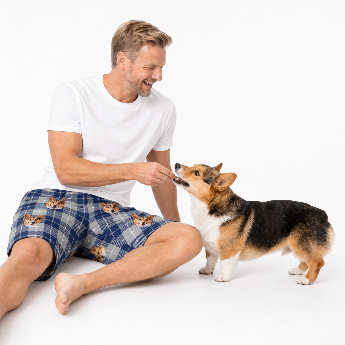 Custom Pet Face Sweatshorts