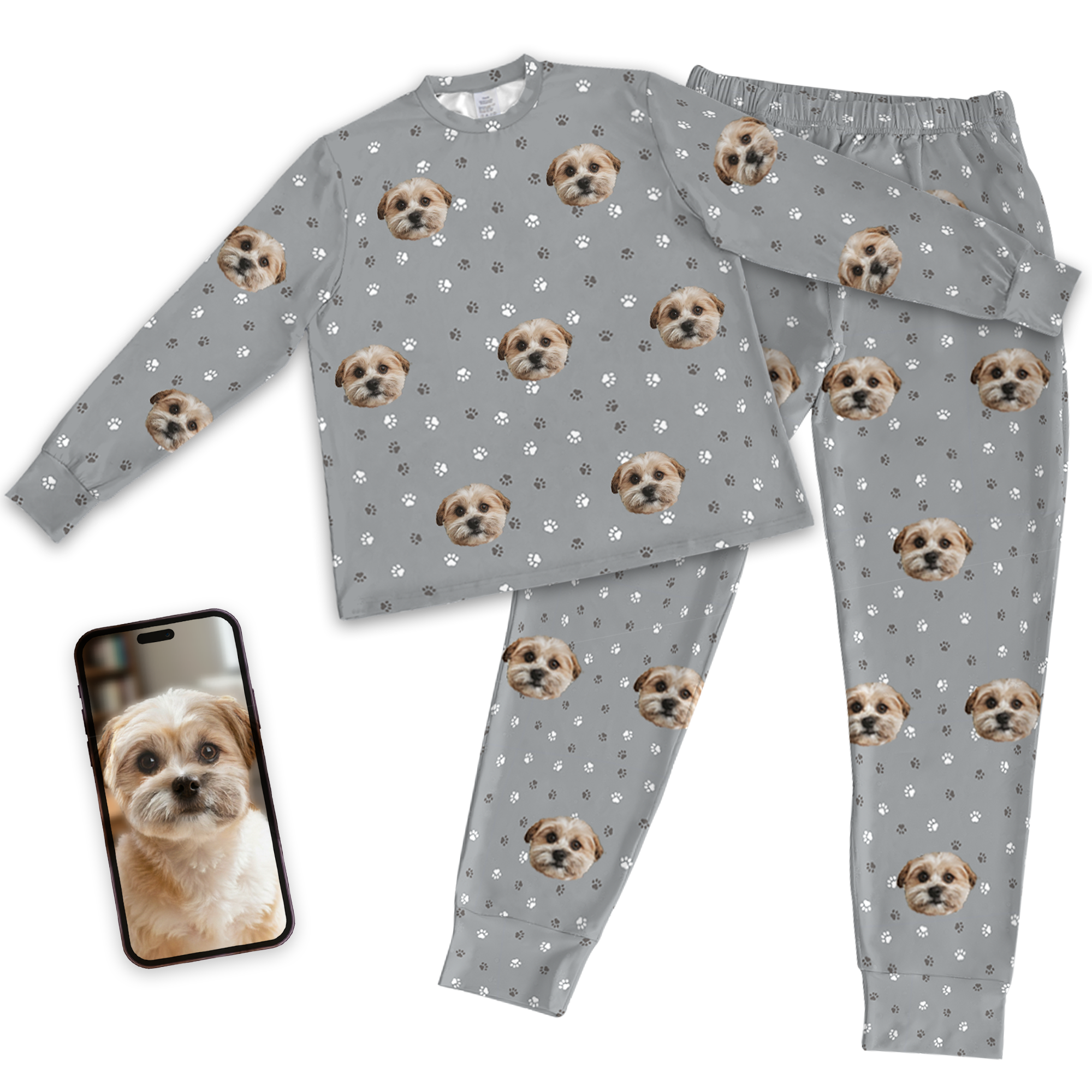 Gray jogger pajama