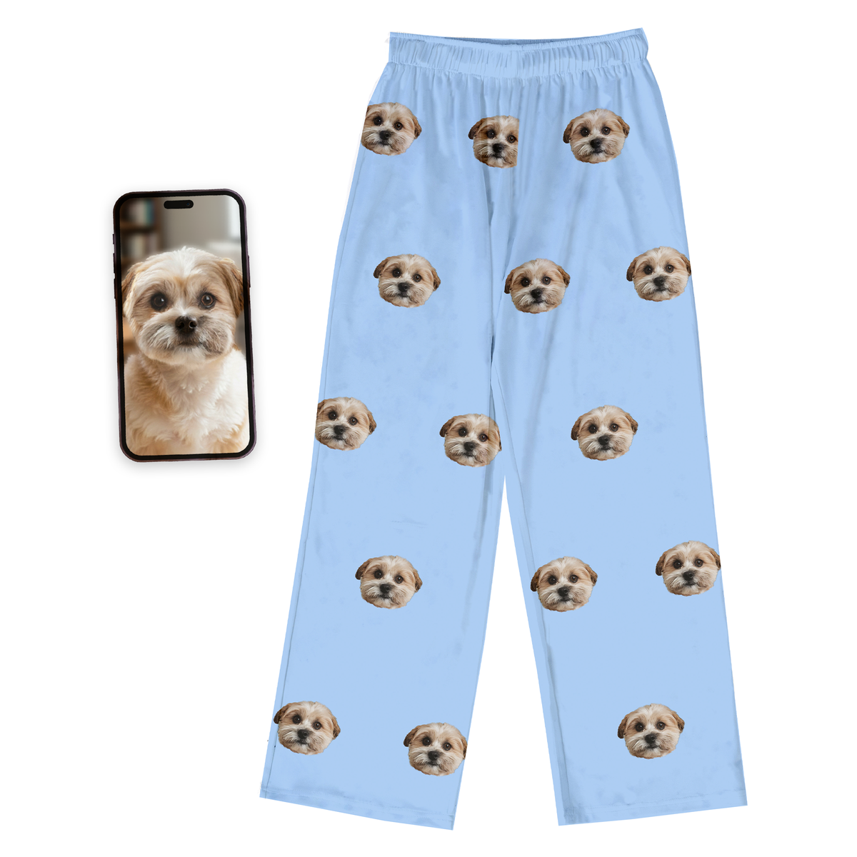 Custom Pet Face Pajama Pants