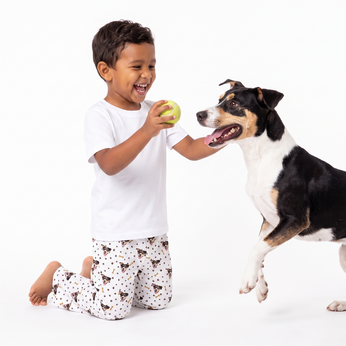 Kids Custom Pet Face Pajama Pants