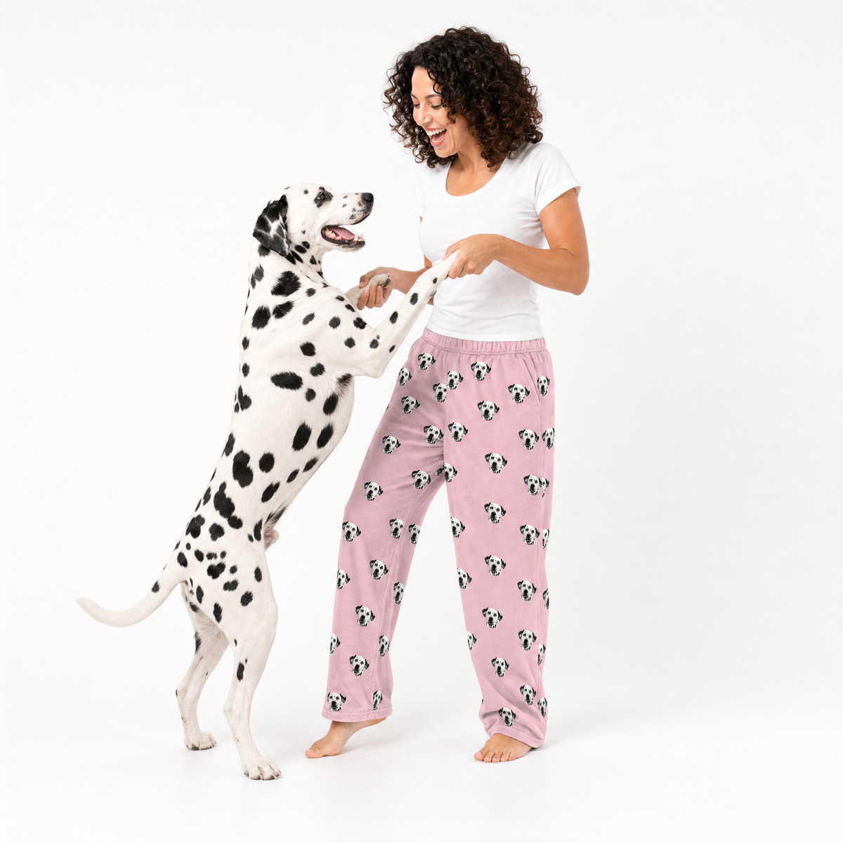 Adult Custom Pet Face Fleece Pajama Pants