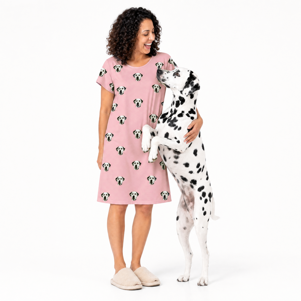 Adult Custom Pet Face Nightgowns