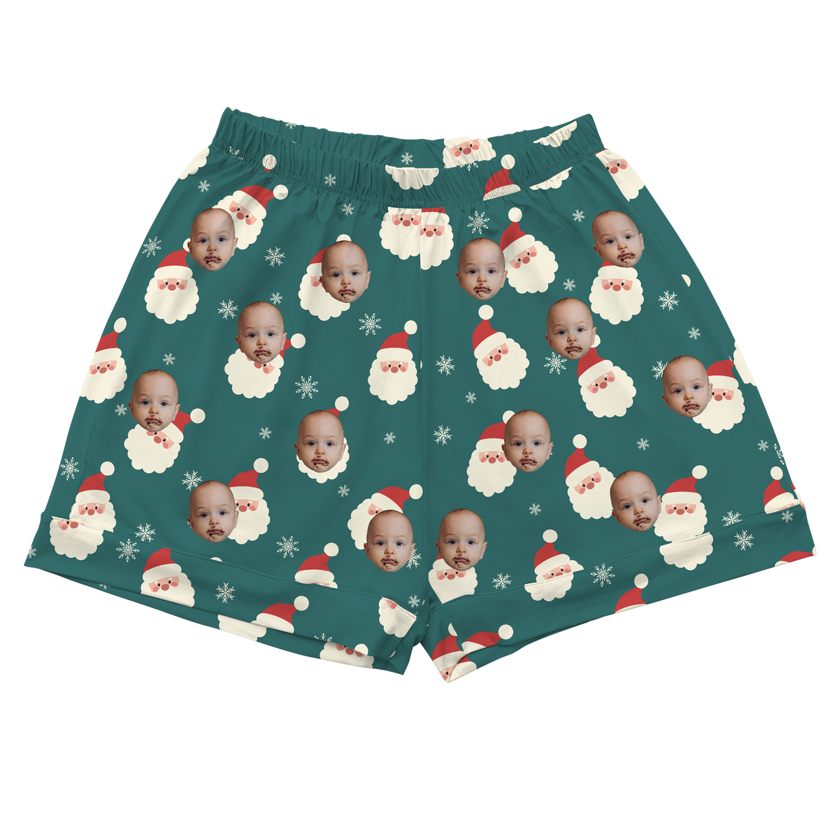 SantaPajamaShorts