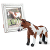 Custom American Paint Horse Plush Cuddle Clone