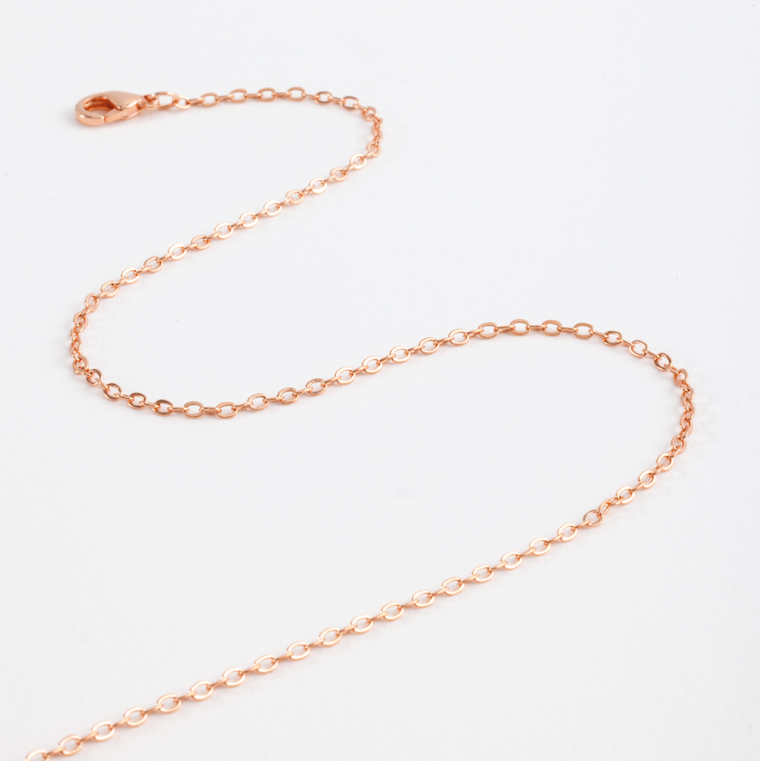 Close up of golden rose chain 
