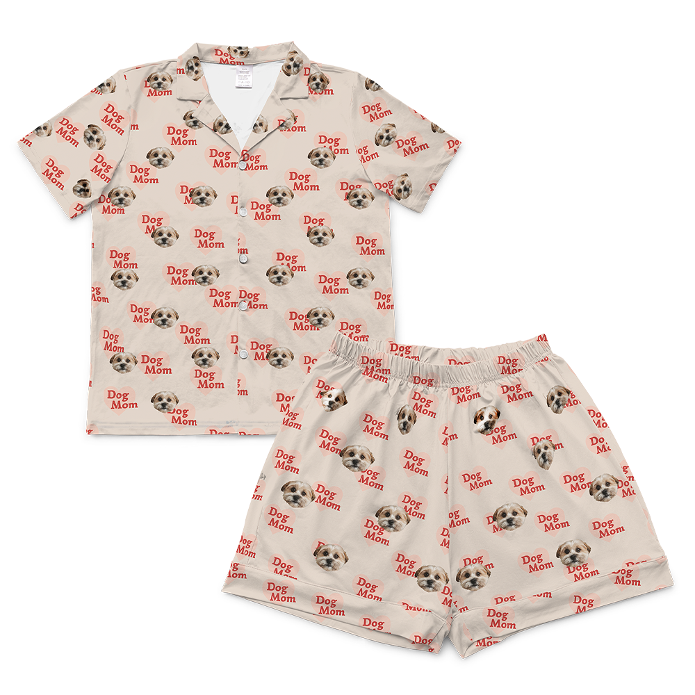 DogMomShortSleevePajamaShirt&amp;ShortsSet