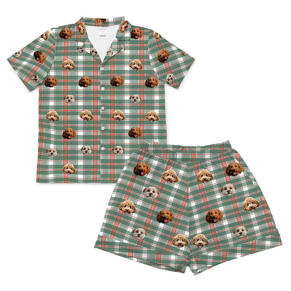 FlannelPajamaSet(Shirt&amp;Shorts)3PetImages(+$8.00)