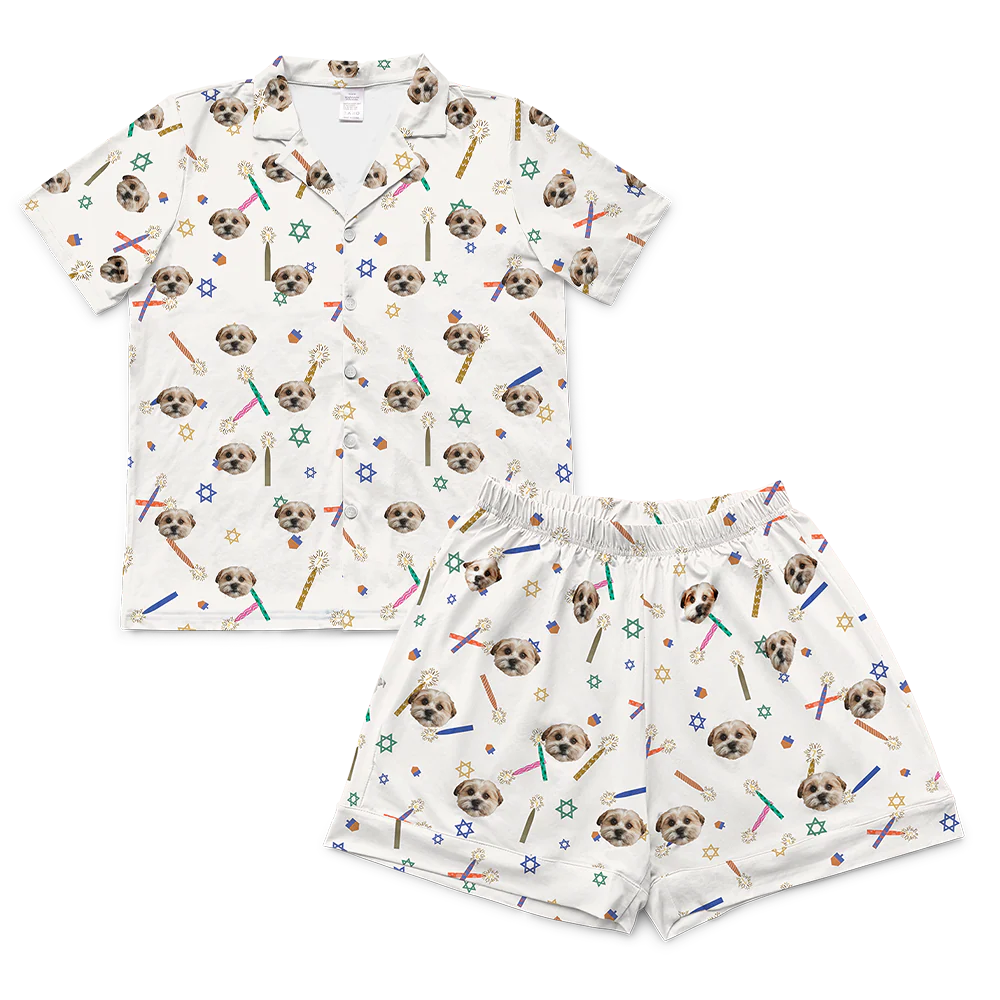 EightNightsShortSleevePajamaShirt&ShortsSet