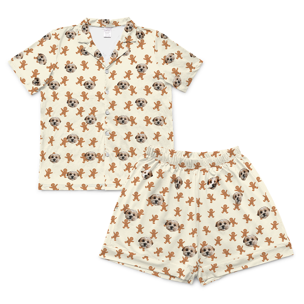 GingerbreadShortSleevePajamaShirt&amp;ShortsSet