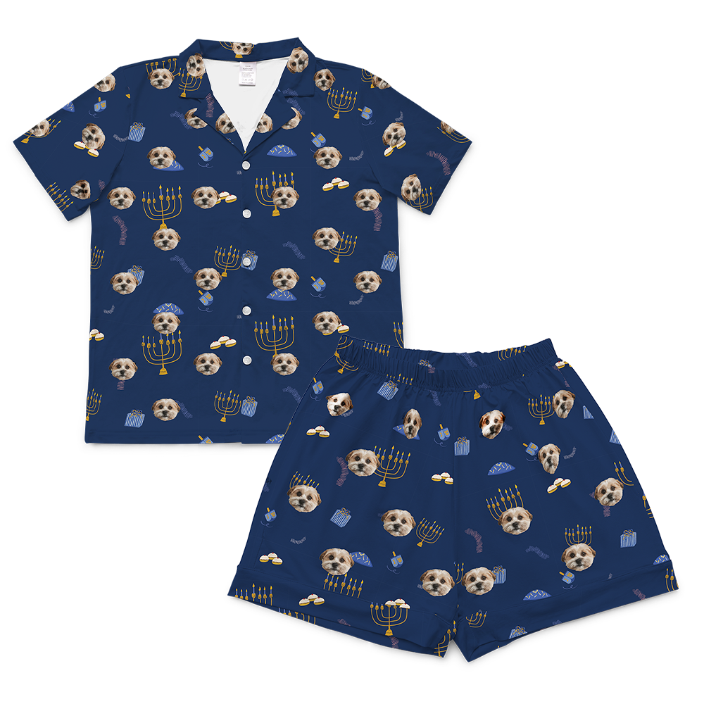 HanukkahShortSleevePajamaShirt&amp;ShortsSet
