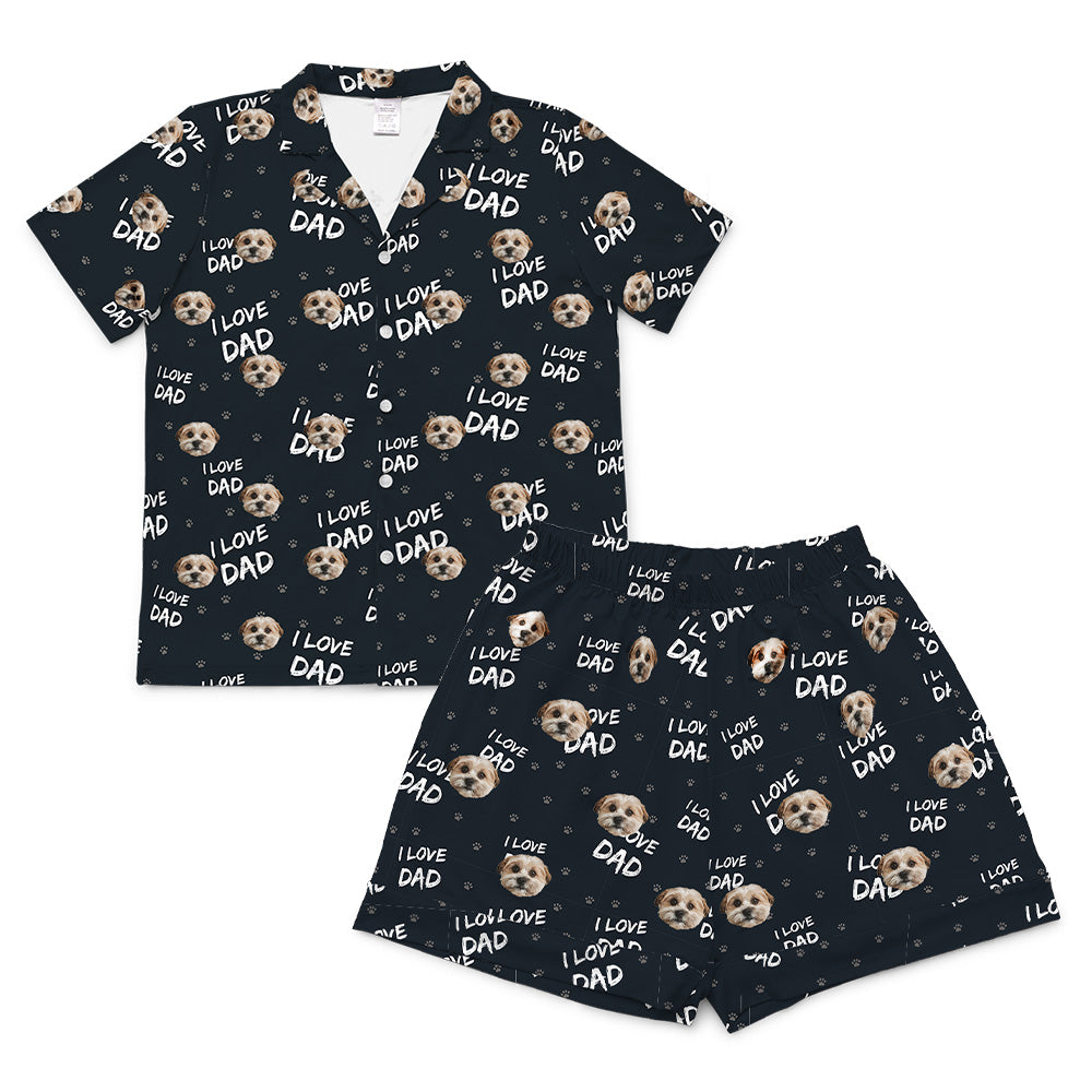 ILoveDadPajamaSet(Shirt&Shorts)1Pet