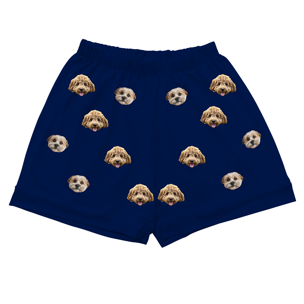 NavyPajamaShorts4-InchInseamShorts2PetImages(+$4.00)