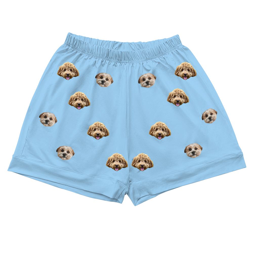 SkyBluePajamaShorts4-InchInseamShorts2PetImages(+$4.00)