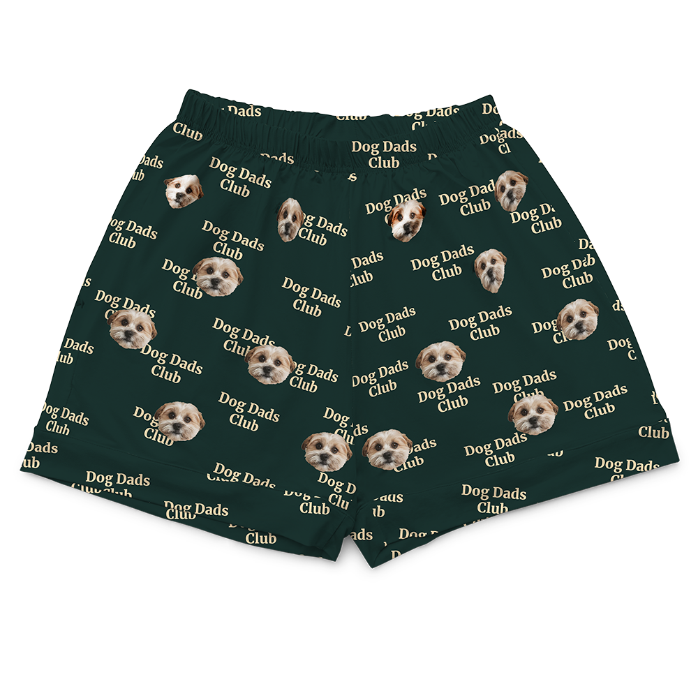 DogDadsClub-GreenPajamaShorts
