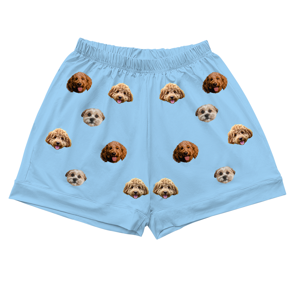 SkyBluePajamaShorts4-InchInseamShorts3PetImages(+$8.00)