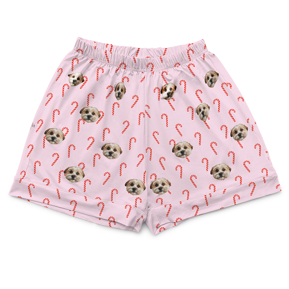 CandyCanesPajamaShorts
