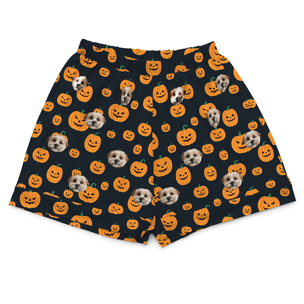 Jack-O-LanternPajamaShorts