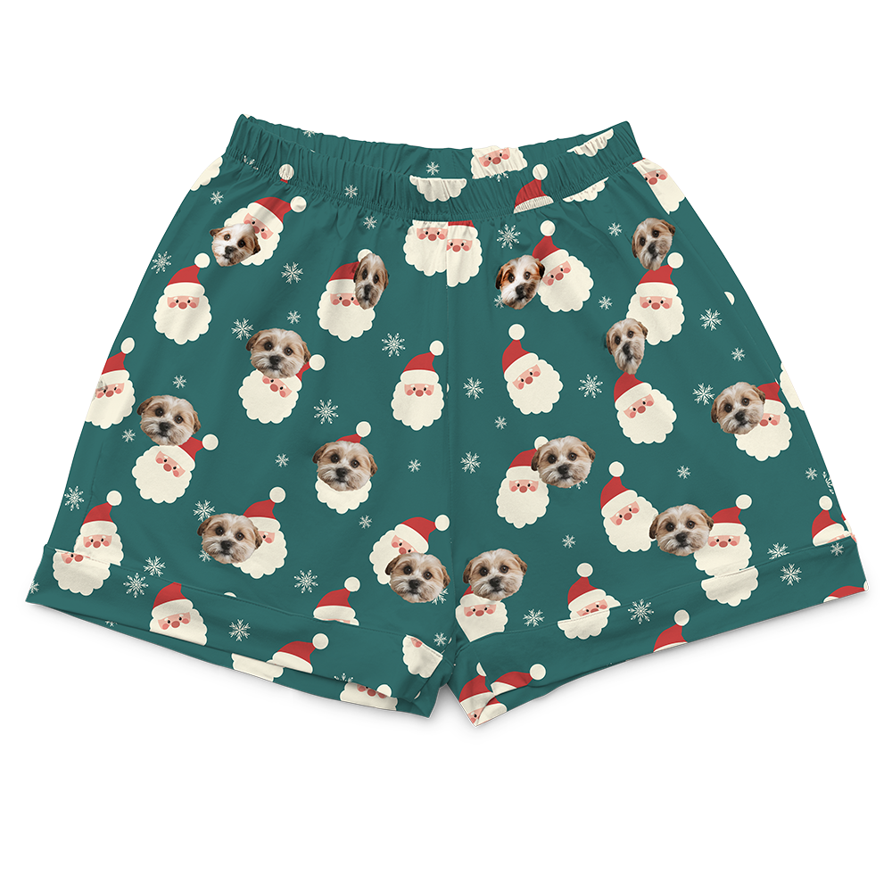SantaPajamaShorts