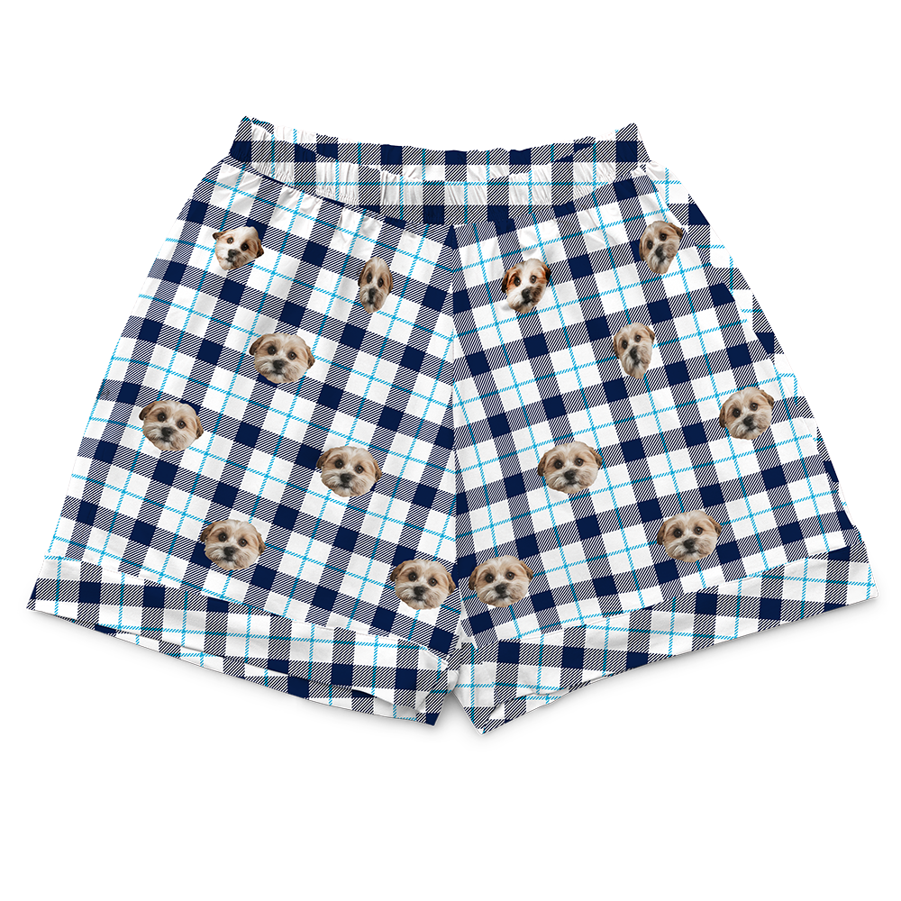 BluePlaidPajamaShorts4-InchInseamShorts1PetImage