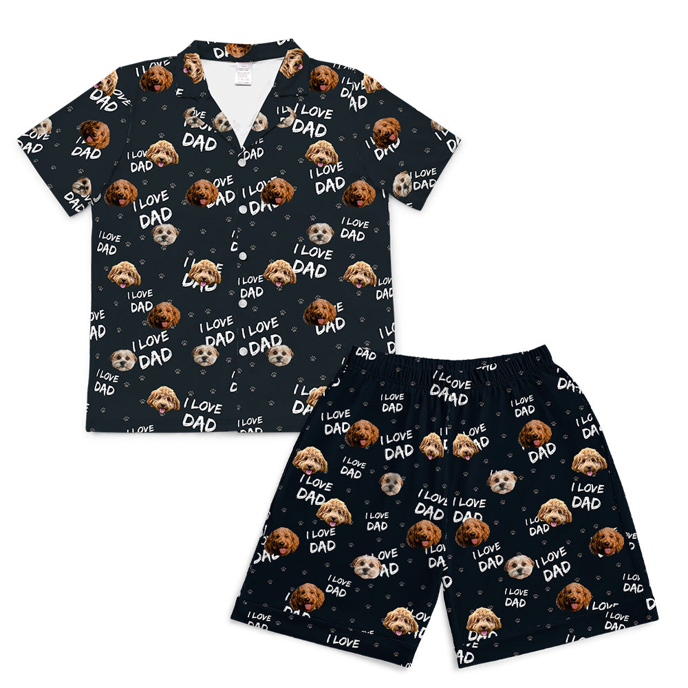 ILoveDadPajamaSet(Shirt&amp;Shorts)7-InchInseamShorts3PetImages(+$8.00)