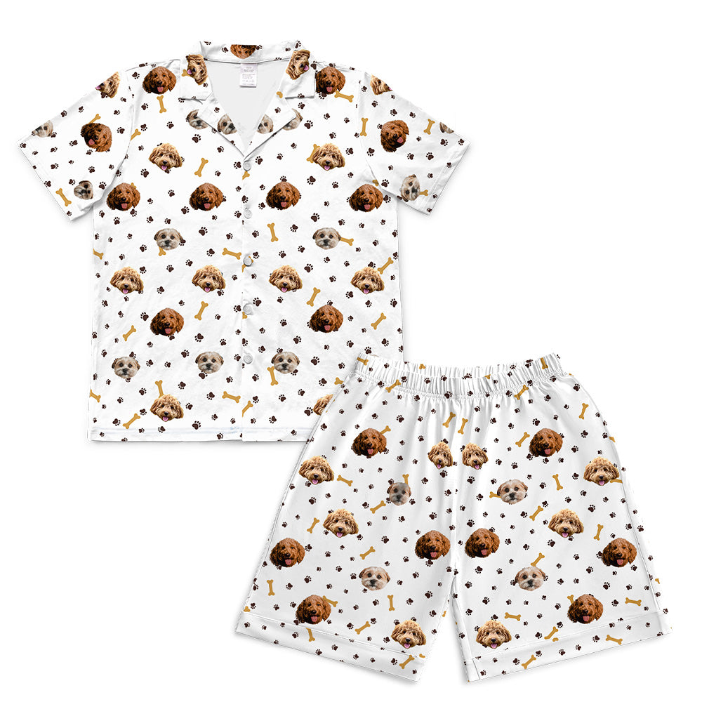 PawsandBonesPajamaSet(Shirt&amp;Shorts)7-InchInseamShorts3PetImages(+$8.00)