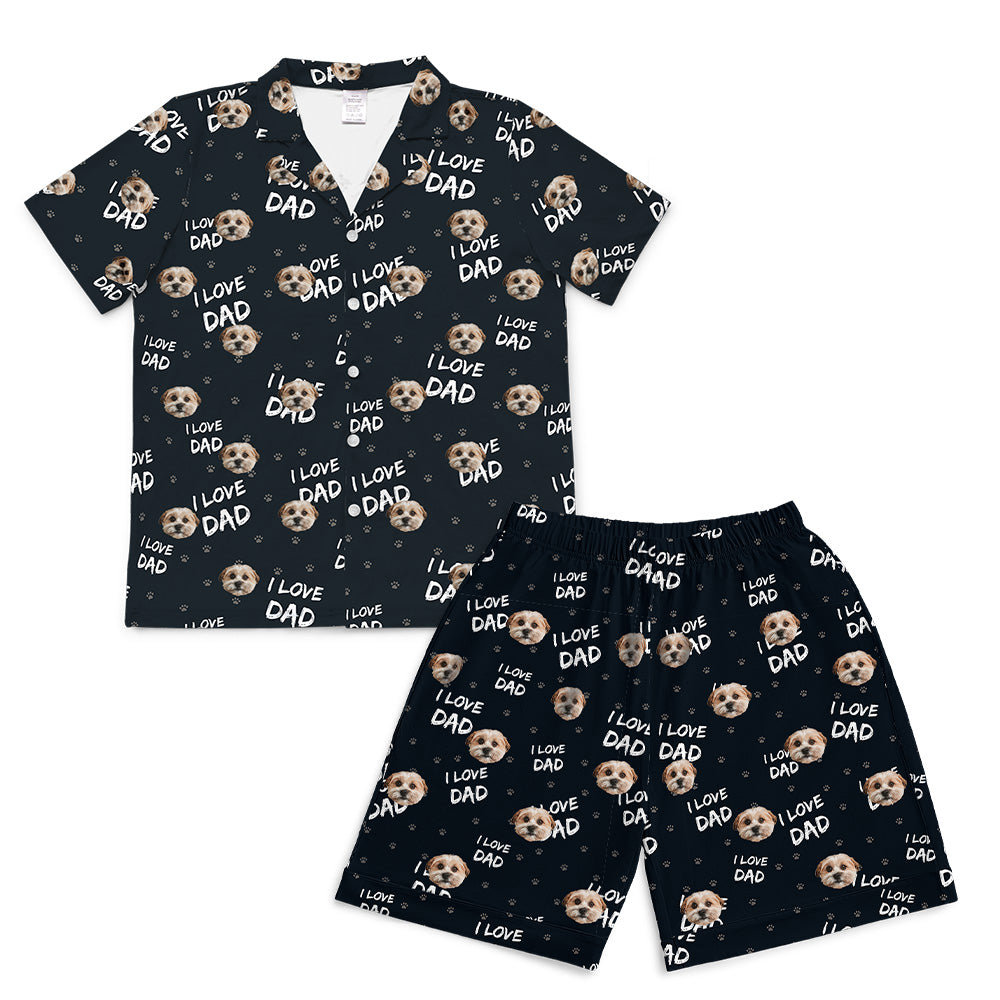 ILoveDadPajamaSet(Shirt&amp;Shorts)7-InchInseamShorts1PetImage