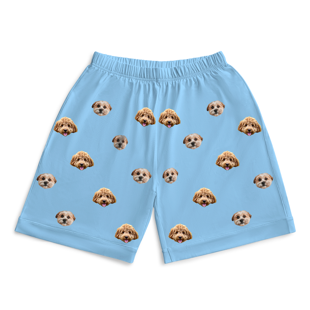 SkyBluePajamaShorts7-InchInseamShorts2PetImages(+$4.00)