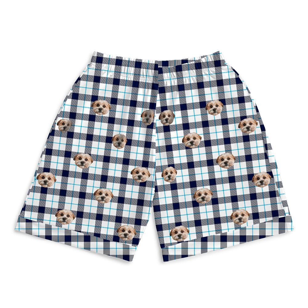 BluePlaidPajamaShorts7-InchInseamShorts1PetImage