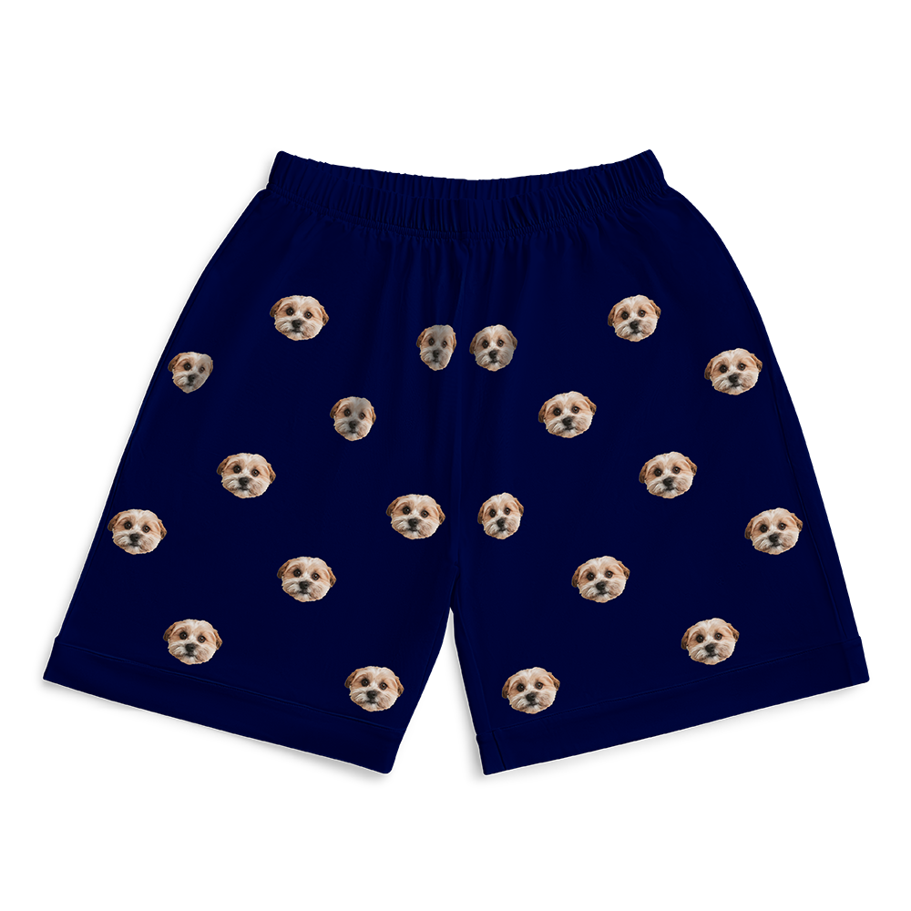 NavyPajamaShorts7-InchInseamShorts1PetImage