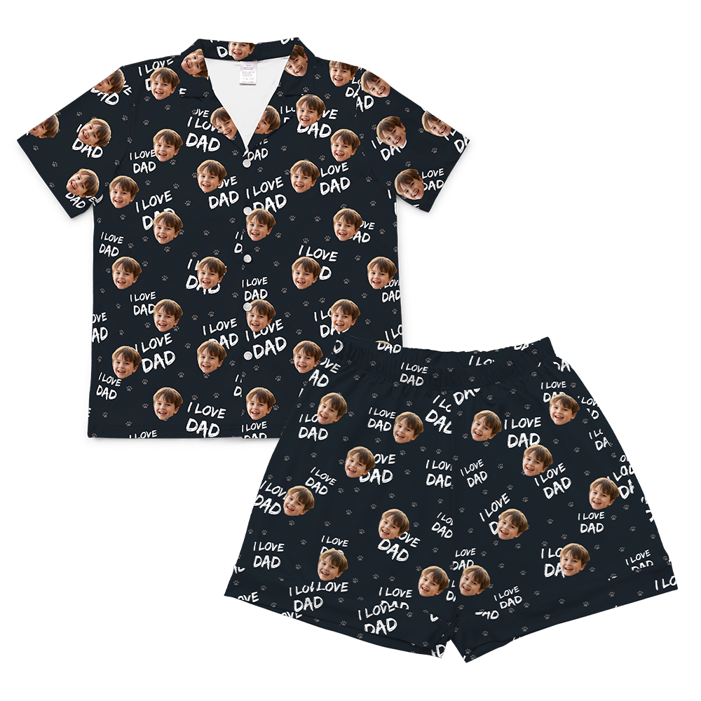 ILoveDadShortSleevePajamaShirt&ShortsSet