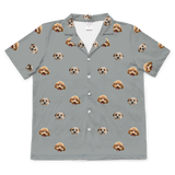 SlateGrayShortSleevePajamaShirt2Pets