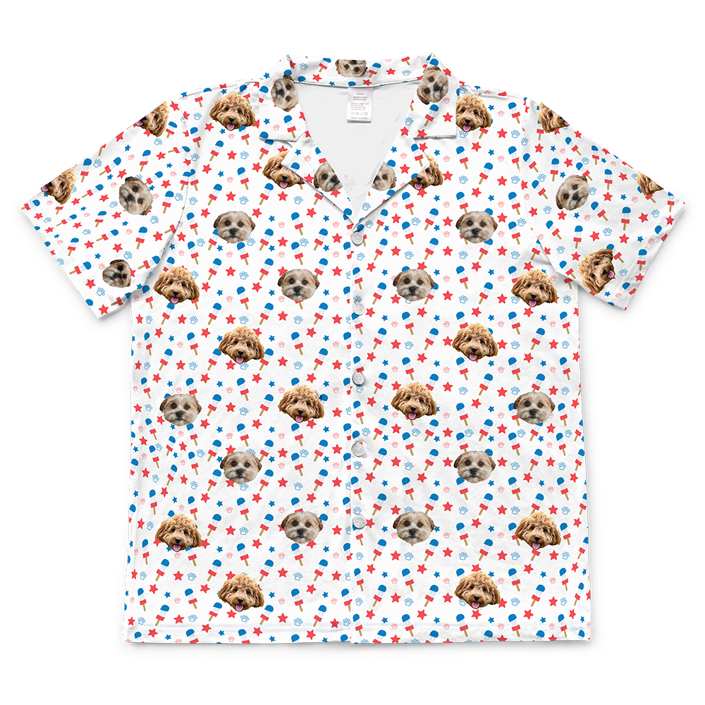 Stars&amp;PopsShortSleevePajamaShirtOnly2Pets